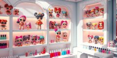 لعبة صالون الأظافر LOL Dolls